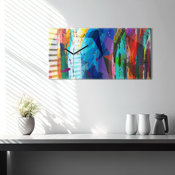 Orologio rettangolare Sfondo astratto