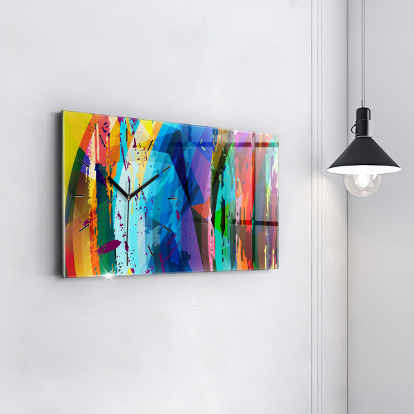 Orologio rettangolare Sfondo astratto