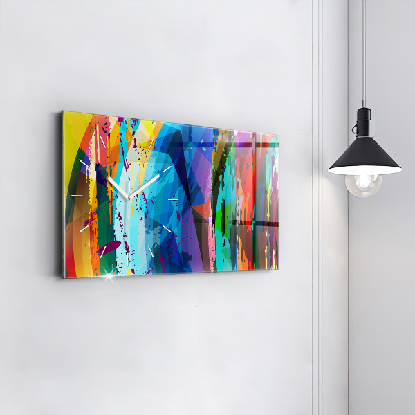 Orologio rettangolare Sfondo astratto