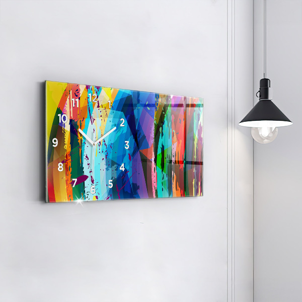 Orologio rettangolare Sfondo astratto