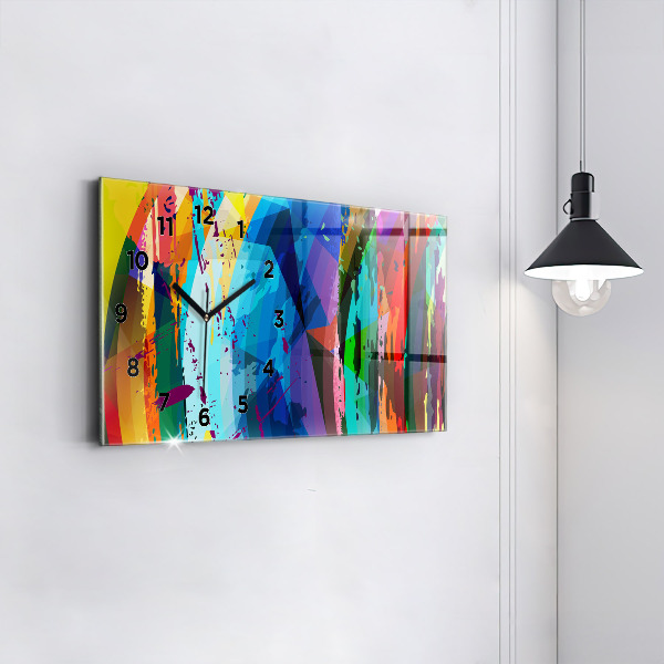 Orologio rettangolare Sfondo astratto