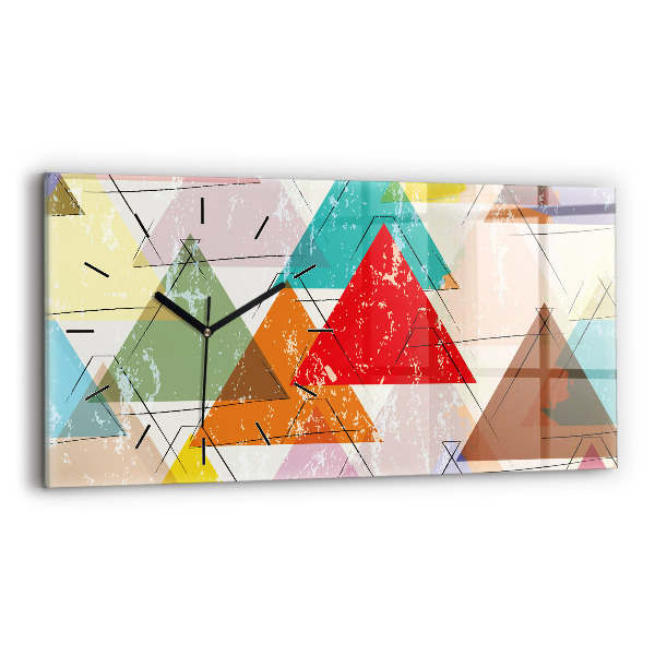 Orologio rettangolare Triangoli motivo geometrico