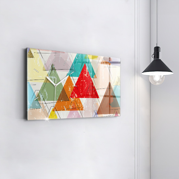 Orologio rettangolare Triangoli motivo geometrico