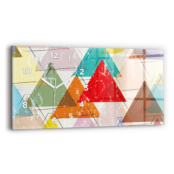 Orologio rettangolare Triangoli motivo geometrico