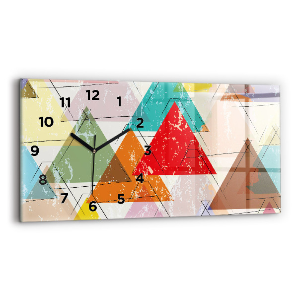 Orologio rettangolare Triangoli motivo geometrico