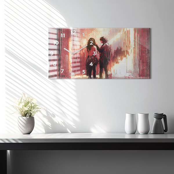 Orologi orizzontali Giovane coppia innamorata