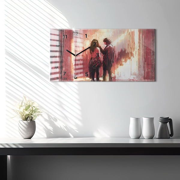 Orologi orizzontali Giovane coppia innamorata