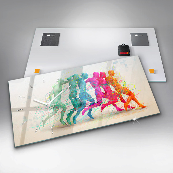 Orologi orizzontali Persone colorate