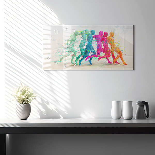 Orologi orizzontali Persone colorate