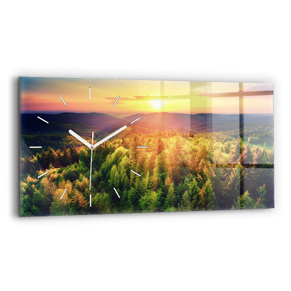 Orologi orizzontali Tramonto sulle colline