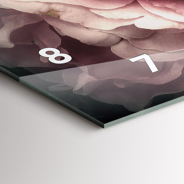 Orologi orizzontali Mazzo di rose rosa