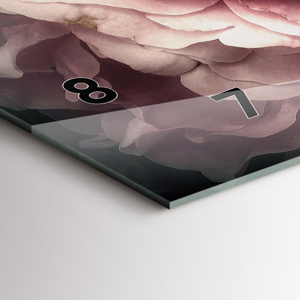 Orologi orizzontali Mazzo di rose rosa