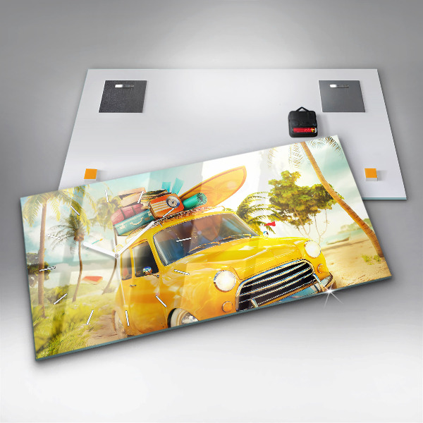 Orologi orizzontali Auto con tavola da surf