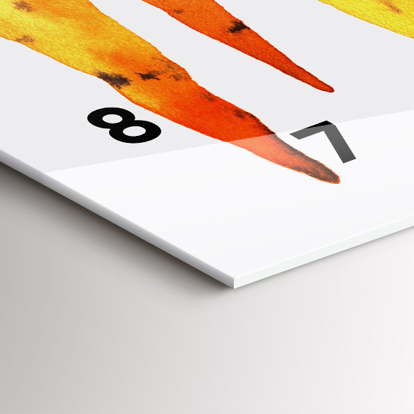 Orologi orizzontali Illustrazione di carota