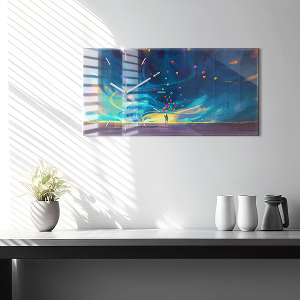 Orologi orizzontali Bambino e palloncini