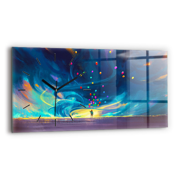 Orologi orizzontali Bambino e palloncini