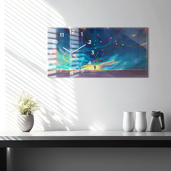 Orologi orizzontali Bambino e palloncini