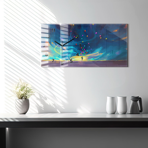 Orologi orizzontali Bambino e palloncini