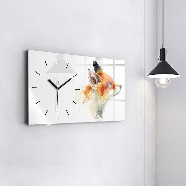 Orologi orizzontali Volpe acquarellabile