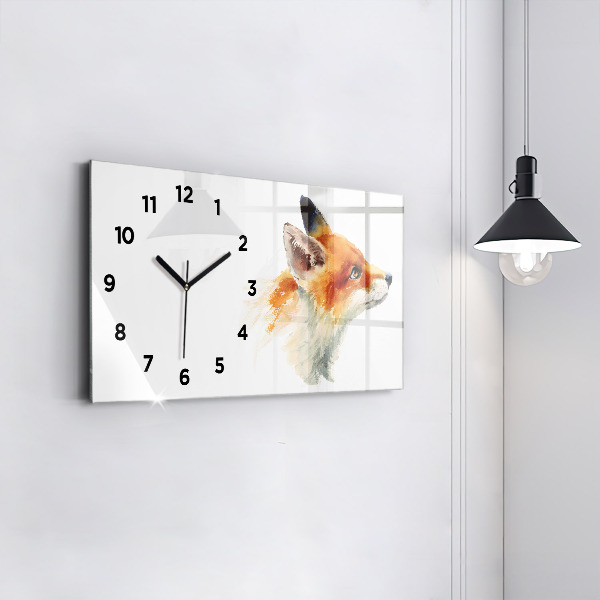Orologi orizzontali Volpe acquarellabile