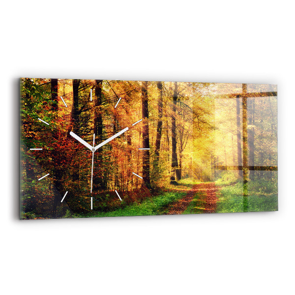Orologi orizzontali Paesaggio autunnale della foresta