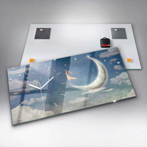 Orologi orizzontali Ragazza sulla luna