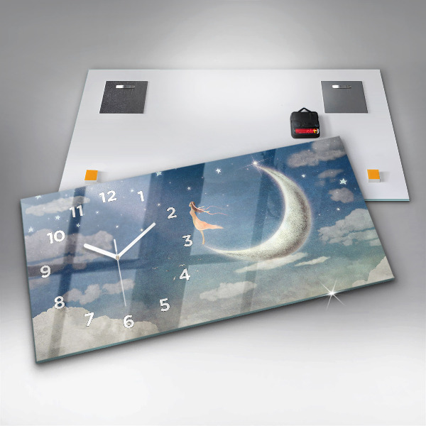 Orologi orizzontali Ragazza sulla luna