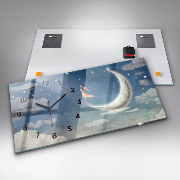 Orologi orizzontali Ragazza sulla luna