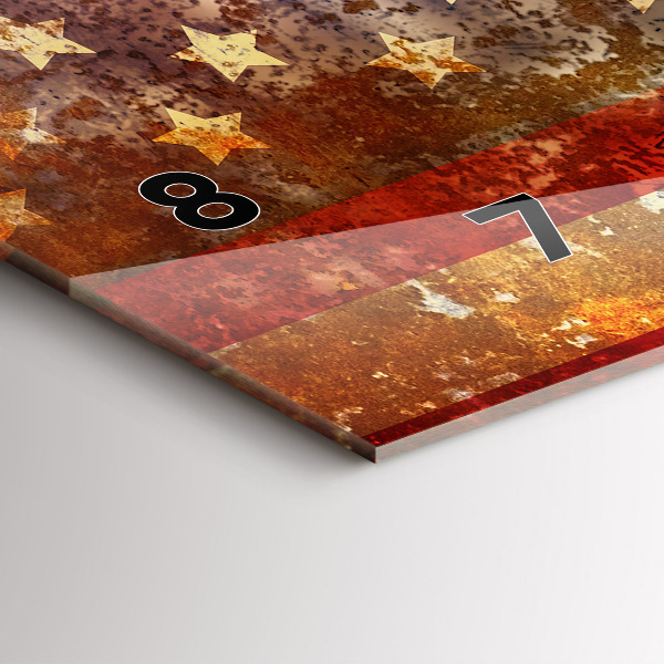 Orologi orizzontali Bandiera USA d'epoca