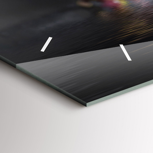 Orologio rettangolare Fiore di orchidea sull'acqua