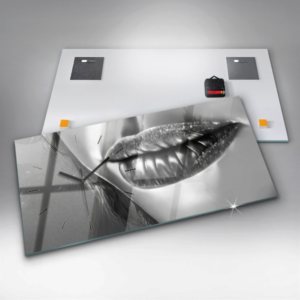 Orologio rettangolare Labbra di donna