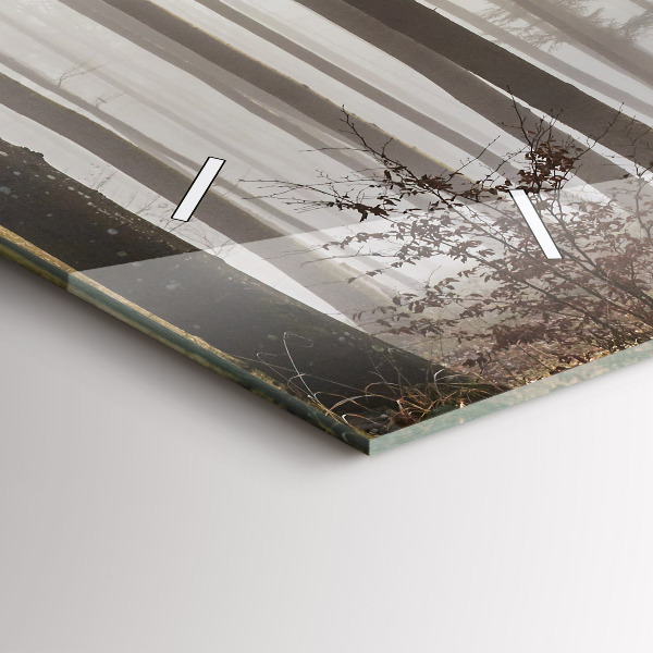 Orologi orizzontali Foresta nella nebbia