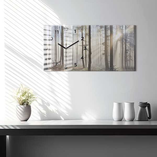 Orologi orizzontali Foresta nella nebbia