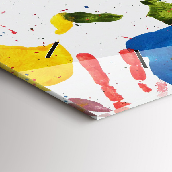 Orologi orizzontali Impronte di mani di bambini