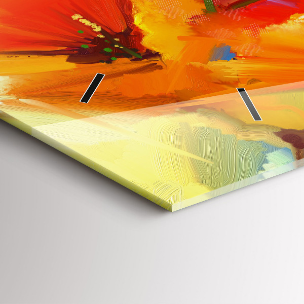 Orologi orizzontali Papaveri colorati