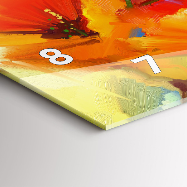 Orologi orizzontali Papaveri colorati