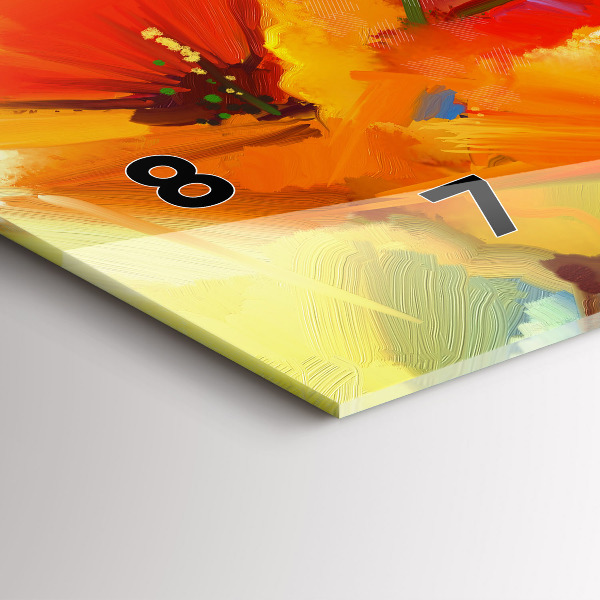 Orologi orizzontali Papaveri colorati