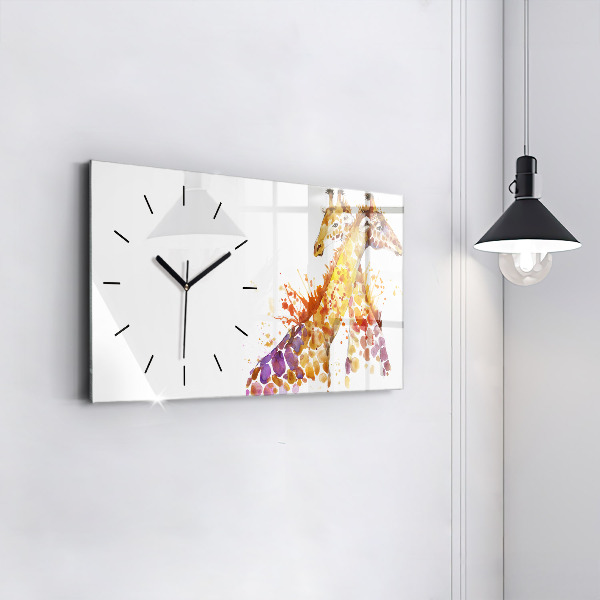Orologi orizzontali Giraffa acquerello