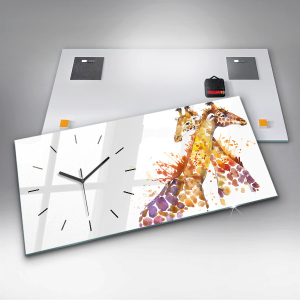 Orologi orizzontali Giraffa acquerello