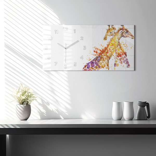 Orologi orizzontali Giraffa acquerello