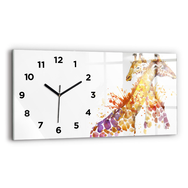 Orologi orizzontali Giraffa acquerello