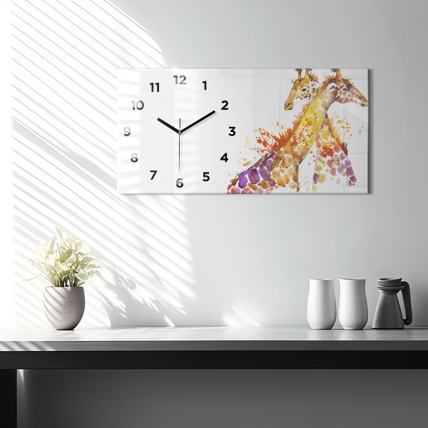 Orologi orizzontali Giraffa acquerello