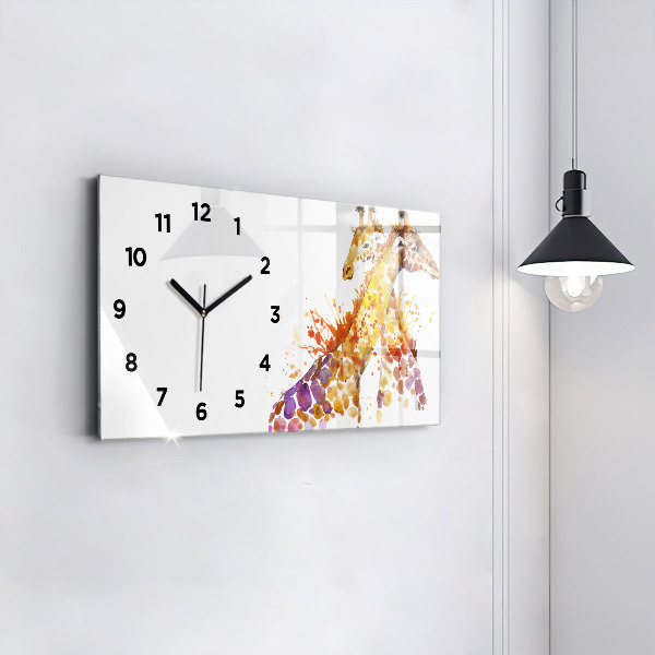 Orologi orizzontali Giraffa acquerello
