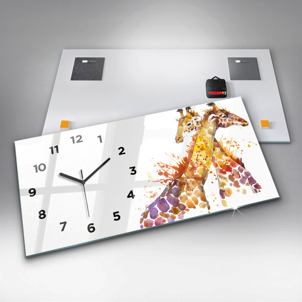 Orologi orizzontali Giraffa acquerello