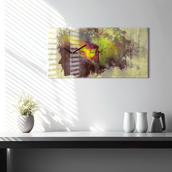 Orologi orizzontali Donna nella foresta