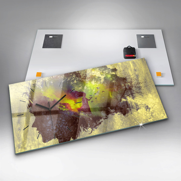 Orologi orizzontali Donna nella foresta