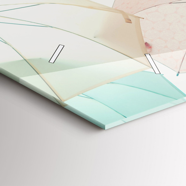 Orologi orizzontali Ombrelli pastello