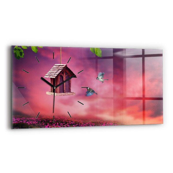 Orologi orizzontali Una casa per gli uccelli
