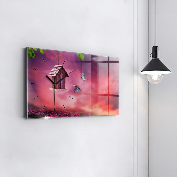 Orologi orizzontali Una casa per gli uccelli