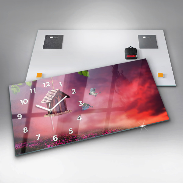 Orologi orizzontali Una casa per gli uccelli